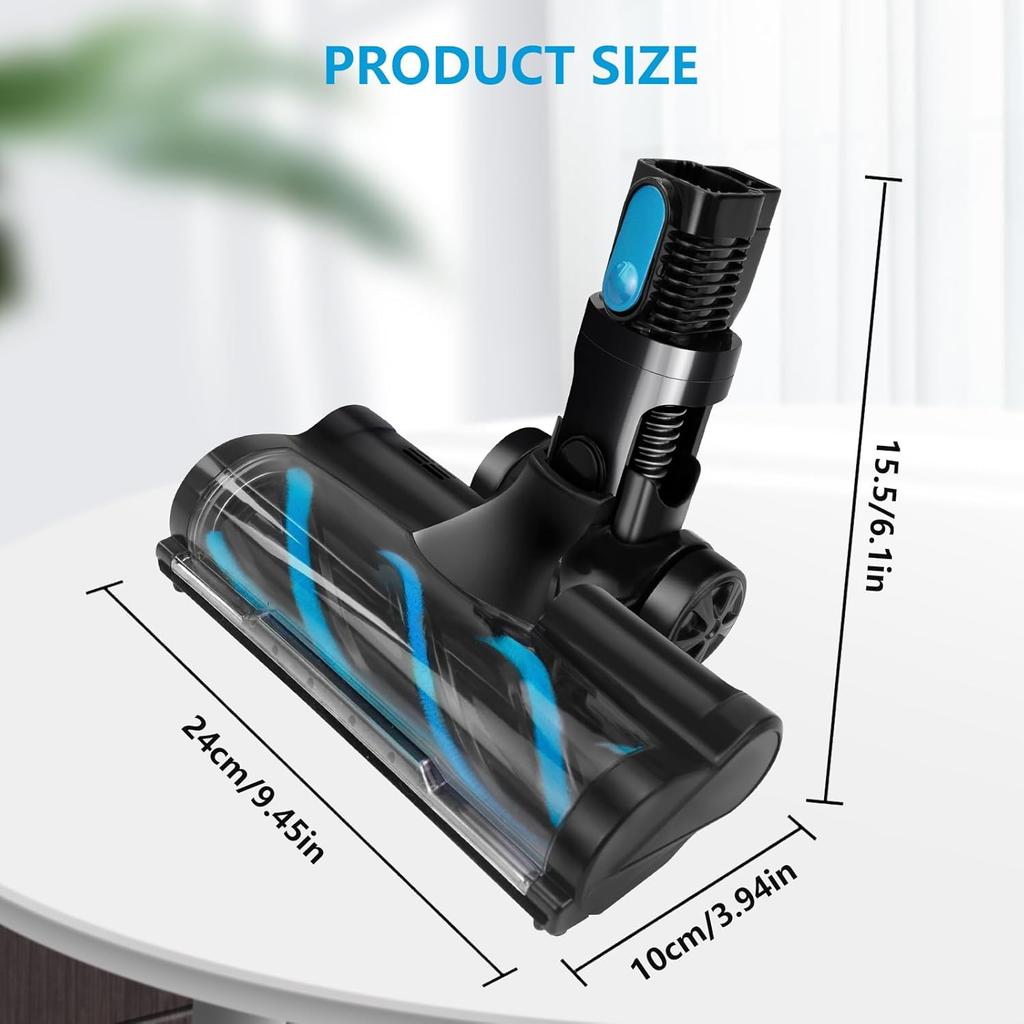 Vacuum Replacement Parts Carpet Brush Assembly with Roller Brush for INSE N5/ N3/ N6/N6S Cordless Vacuum Cleaner, Brush Head Replacement Accessories