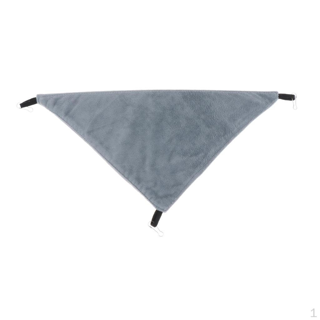 Small Animals Triangular Hammock Cage Hanging Bed for Squirrel Hamster