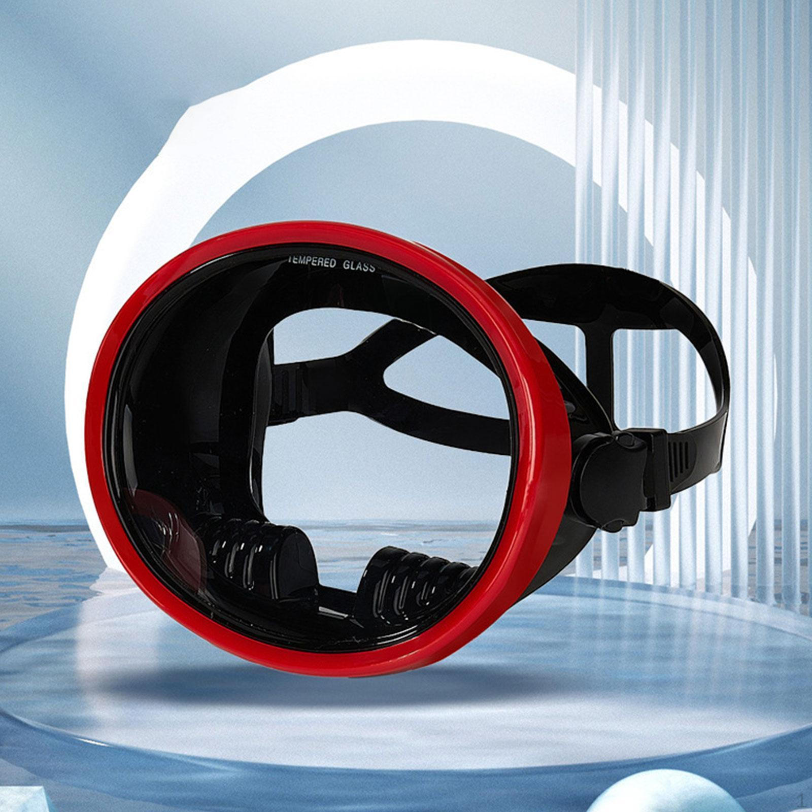 

Очки для дайвинга с прозрачными линзами для подводных исследований и рыбалки Red