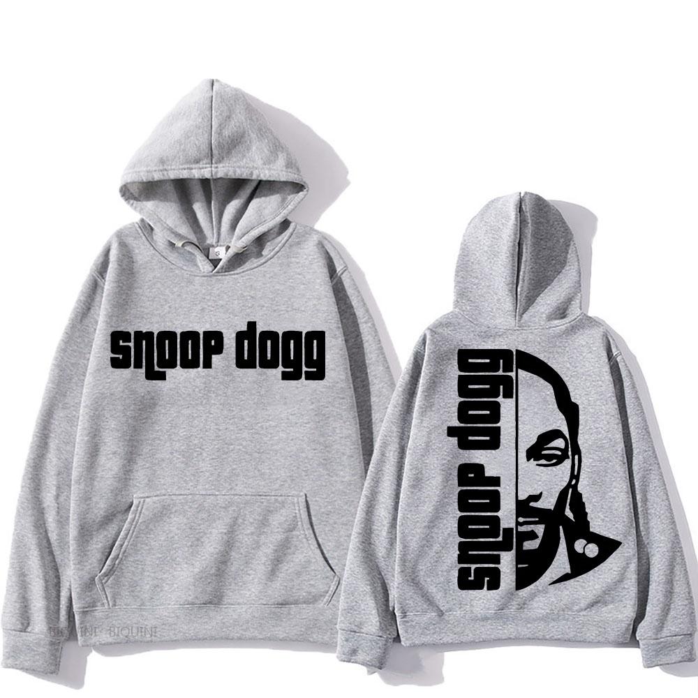 

Snoop Dogg Men Hoodie for Autumn/Winter Comfortable Fleece Sweatshirt Graphic Printing Grunge Clothes Moletom Pullovers L