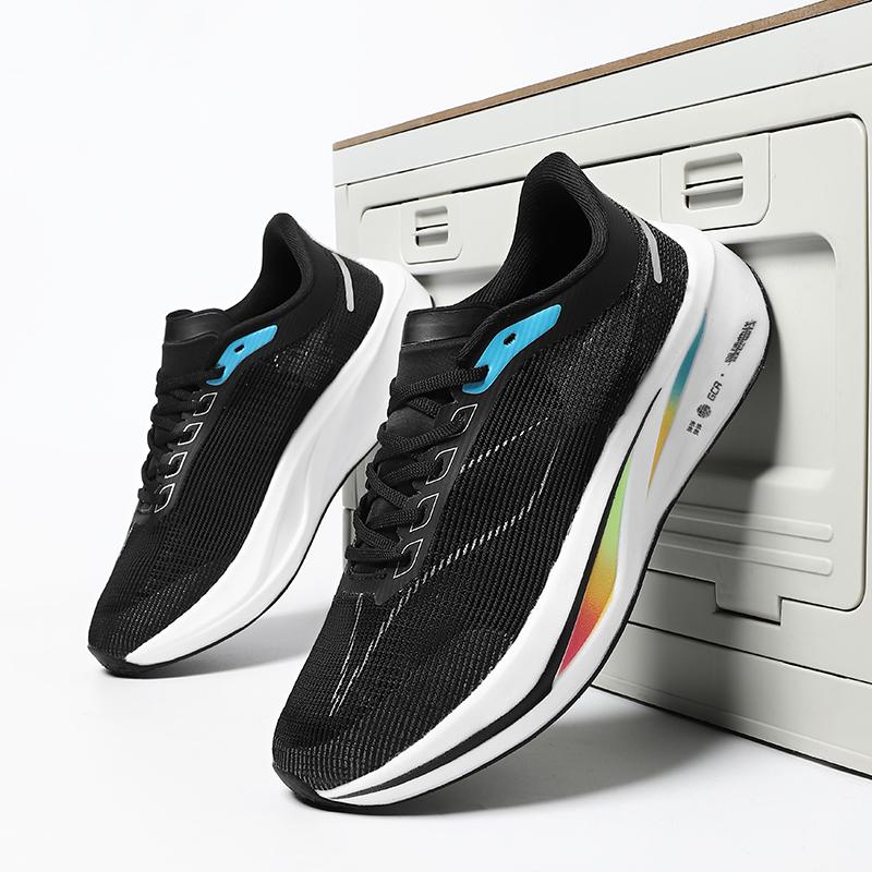 Running Shoes Men's Shoes Thin Breathable Mesh Shoes Carbon Plate Running Shoes Women's Sports Shoes