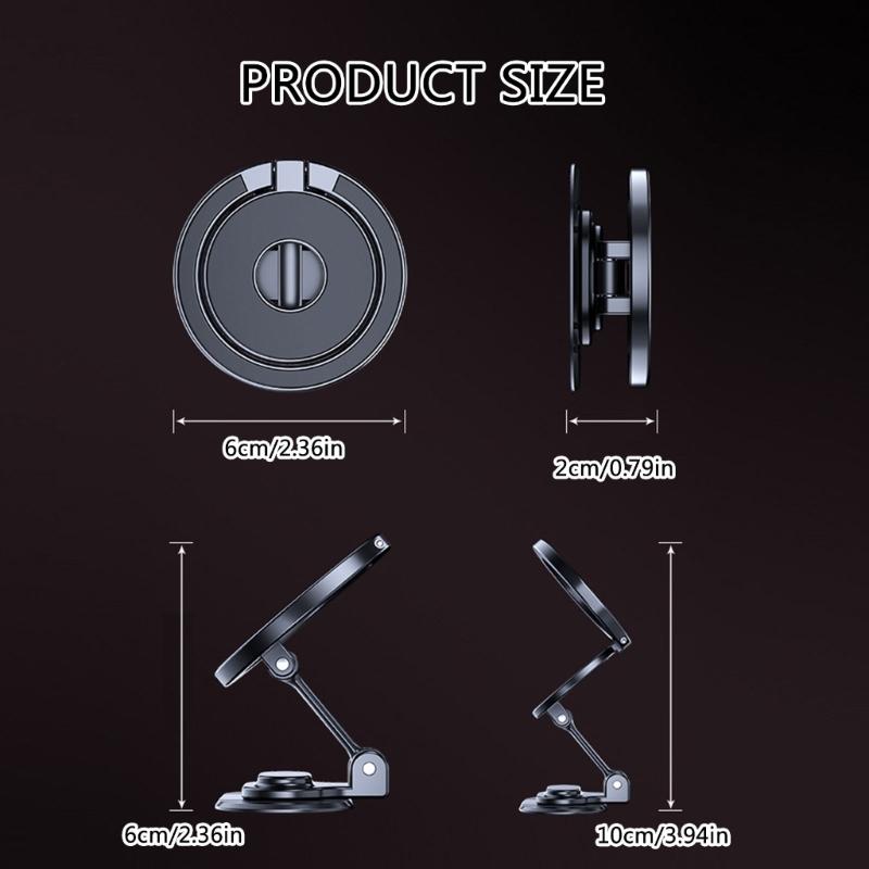Magnetic Phone Mount,Magnetic Phone Holder for Car, Dashboard Phone Holder Mount 360 Adjustable,Mount for Phone