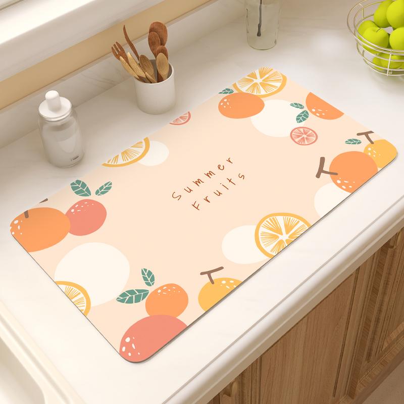 

Супервпитывающий коврик для сушки посуды для кухонной посуды, настольная салфетка, дренажные коврики, коврик-сушилка, подставка для напитков, моющийся 30x40 cm