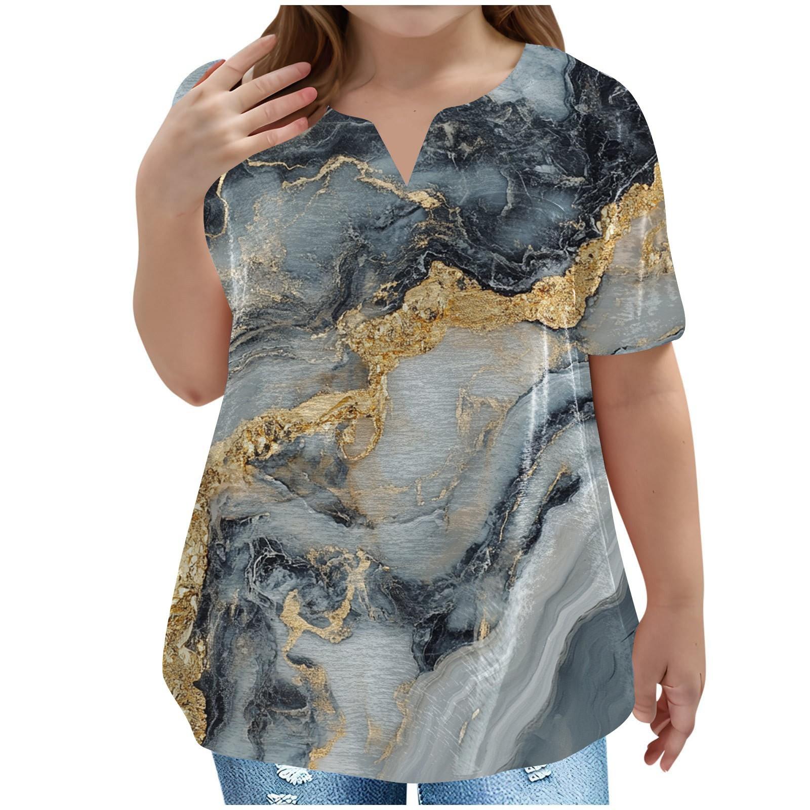 

Детская футболка больших размеров, повседневная, модная, со звездами, V-образным вырезом, короткими рукавами и карманами 150