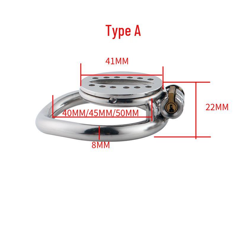 Men's Metal Chastity Cage BDSM Training Anti-Cheating Erotic Micro Punishment Toy