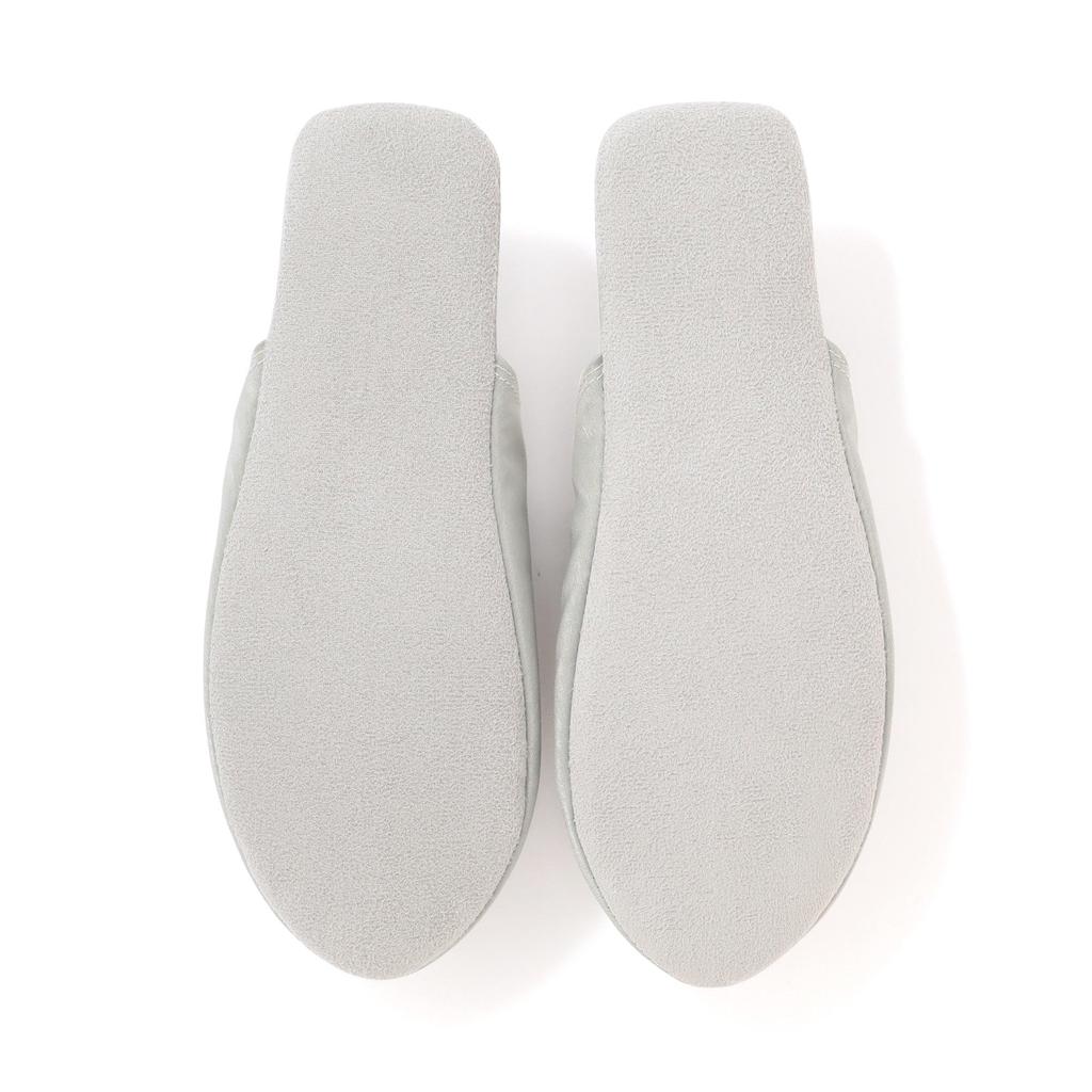 Francfranc Satin Room Antibacterial and Indoor Slippers Lace-Up Shoes, Mint, Deodorizing,