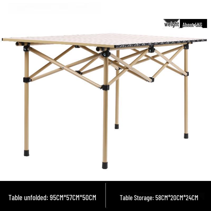 Zhuochuang Jingpin Aluminum Folding Outdoor Table Set