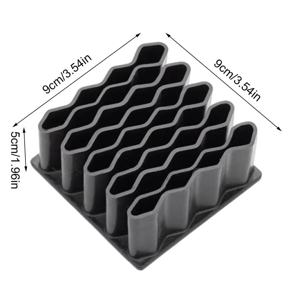 

Multi-Grid Tube Storage Rack Desktop Organizer for Cosmetic Ointment Adhesive чёрный