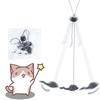 Simulation Mouse Cats Toy Funny Self-hey Hanging Door Retractable Cats Stick Scratch Rope Mouse Cat Interactive Toy Cat Supplies