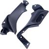 Pair ABS Side Mid Trim Cover Panel Bracket Fairing Cowling for Yamaha YZF R1 2004 2005 2006, Black