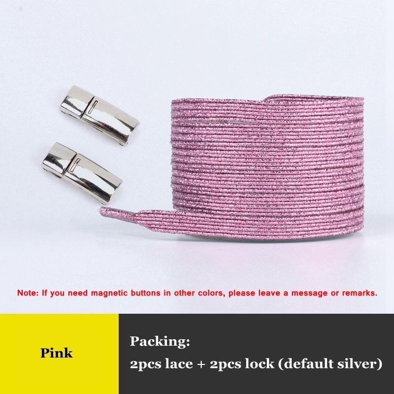 New Elastic Magnetic Shoelaces Sneakers Shoelace Kids Adult No Tie Shoe Laces Rainbow Lock Lazy Laces One Size Fits All Shoes