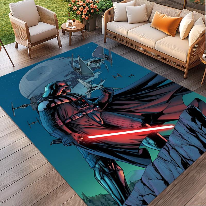 Star Wars Print Rug, Washable Floor Carpet, For Entryway Dorm Laundry Room Office Study, Home Decor Birthday Christmas Gift