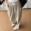 High-waisted narrow wide-leg pants women's summer new loose and lazy casual straight jeans
