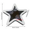 Solar Charging LED Car Window Lights Star Shaped Sparkling Mood Lights Neon Lights Car Interior Light Window Glowing Decoration