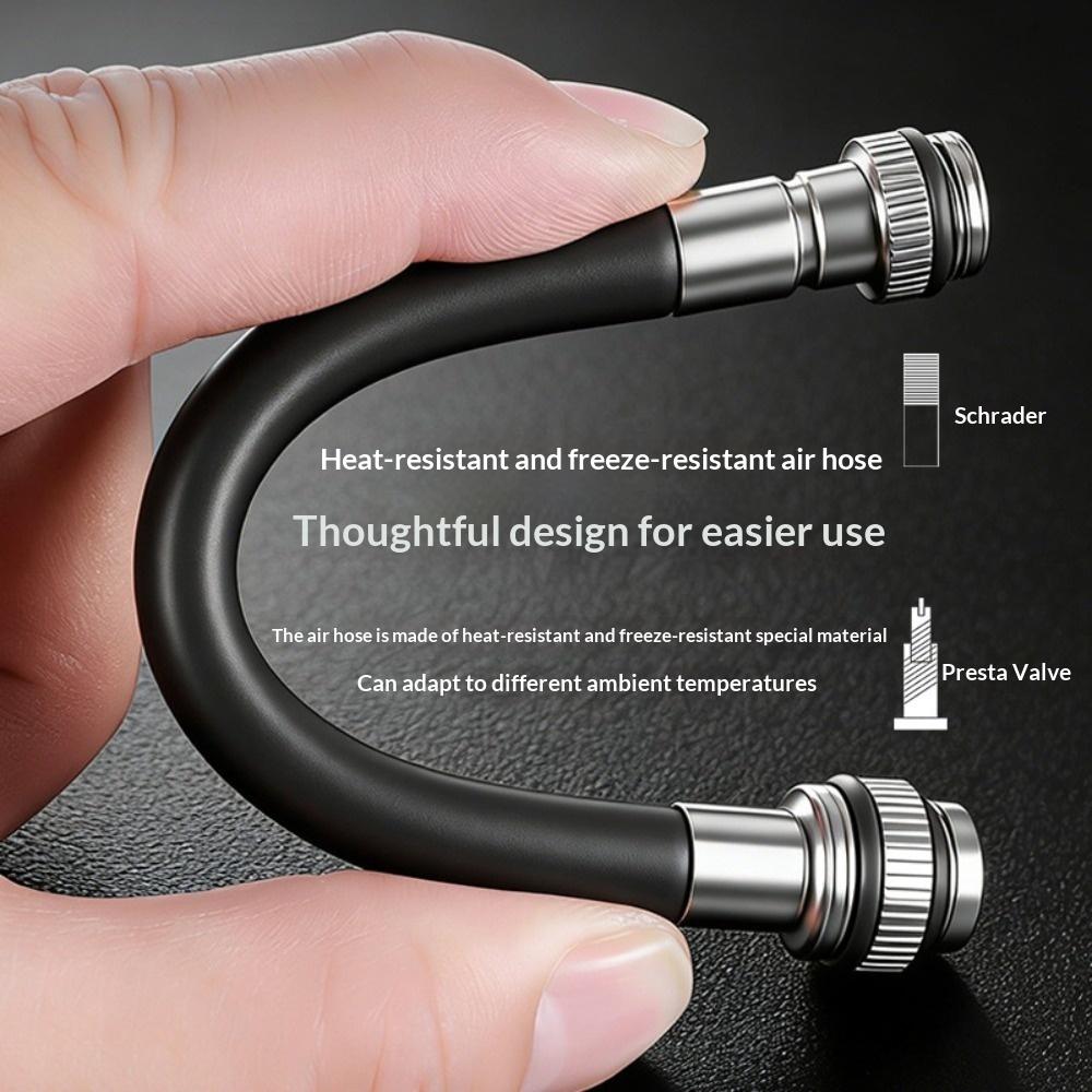 Portable Bike High-Pressure Pump Mini Aluminum Alloy Bike Pump Schrader Presta Valve MTB Road Bicycle Pump Cycling Accessories
