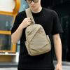 Solid Color Phone Bag Crossbody Shoulder Bag Simple Men Chest Bag  Outdoor