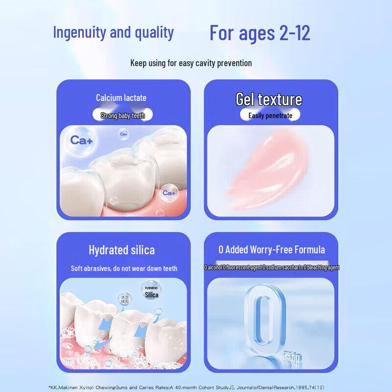 Shuke Kids Anti-Cavity Strawberry Yogurt Toothpaste
