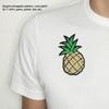 3Pcs Pineapple Embroidered Fabric Patches Sew Iron On Bag Clothes Applique Craft DIY Decoration