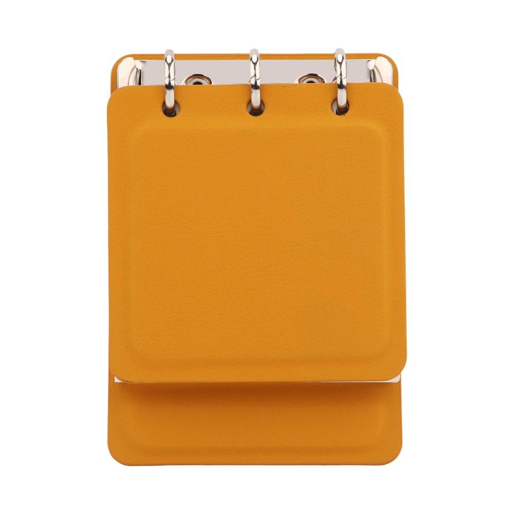 Simple Portable Notebook Leather A7 Note Book Compact Pocket Notebook For Stamp Collection