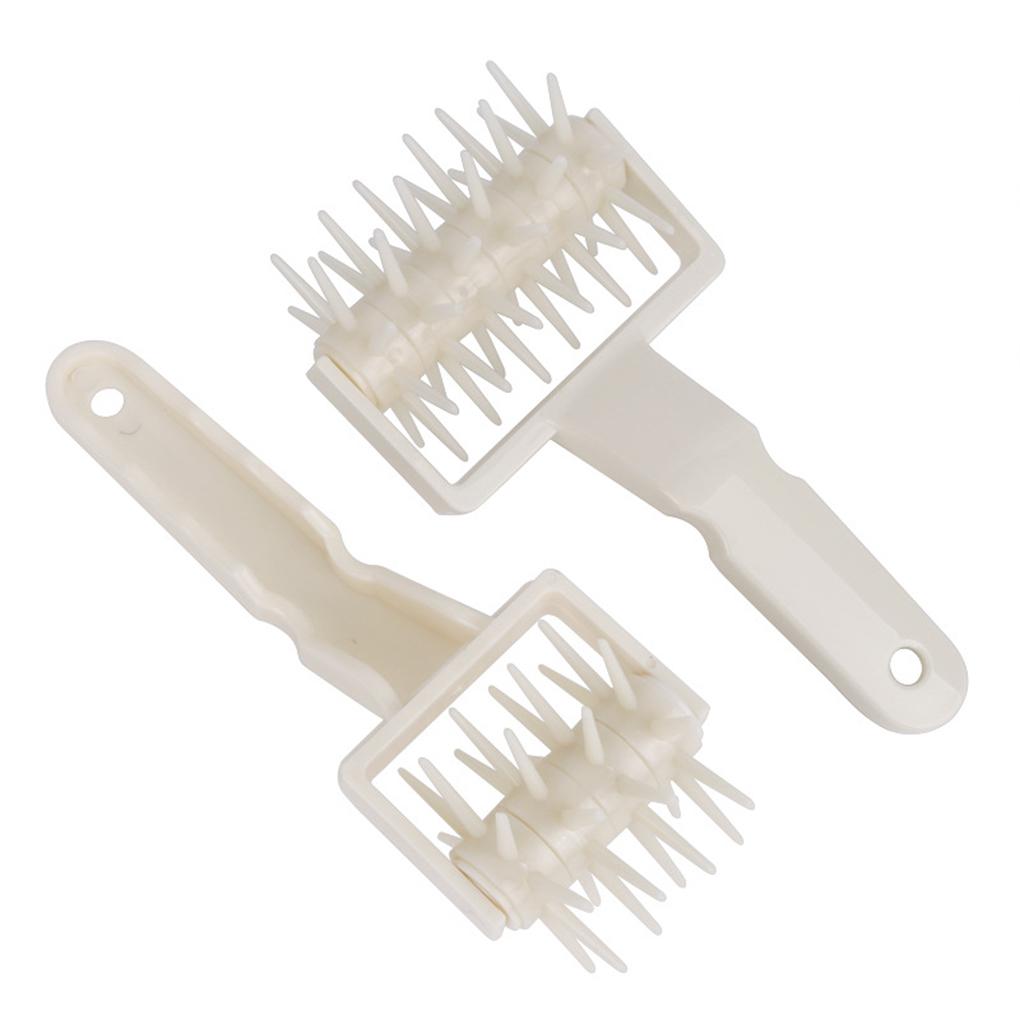 Non-Stick Rolling Pin For Pizza Baking - Easy To Clean And Durable Pie Needle Wheels Roller Tools Even Distribution