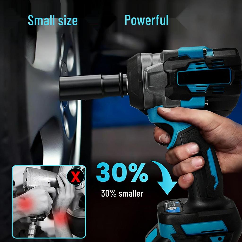 500N High-Power Brushless Lithium Battery Wrench for Auto Repair