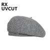 Autumn and Winter Hat Wool Beret Women's Winter Face Small Versatile Painter Hat High-end Hat