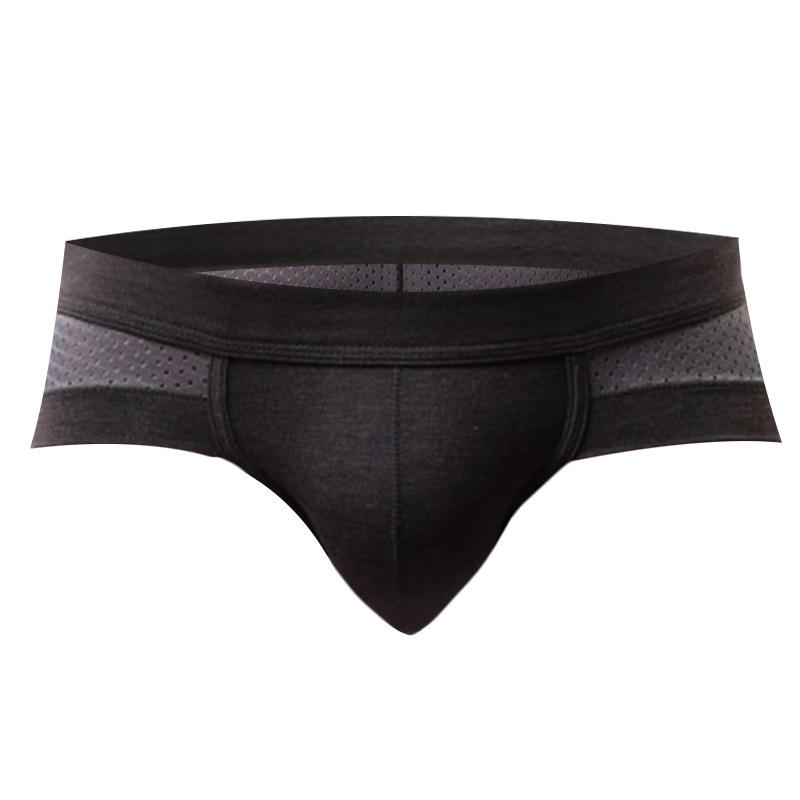 Men's Breathable Triangle Underwear Men's Low Waist Sexy and Comfortable Plus Size Shorts