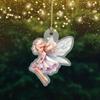 Premium Acrylic Cartoon Car Pendant Decorative Accessory For Stylish Vehicle Interiors