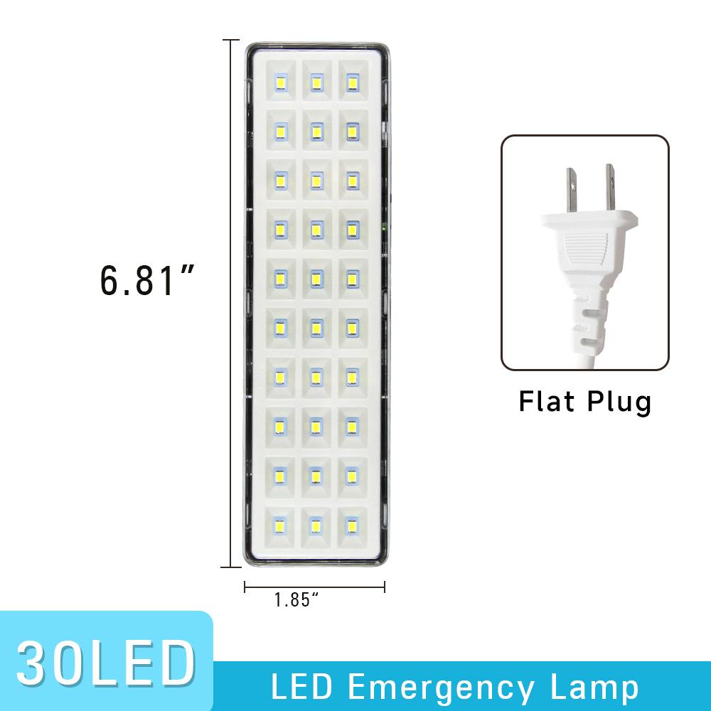 

Аварийные светильники 30/60 LED с резервным питанием от батареи, коммерческие эвакуационные светильники, аварийный светильник, перезаряжаемая лампа для пожаротушения