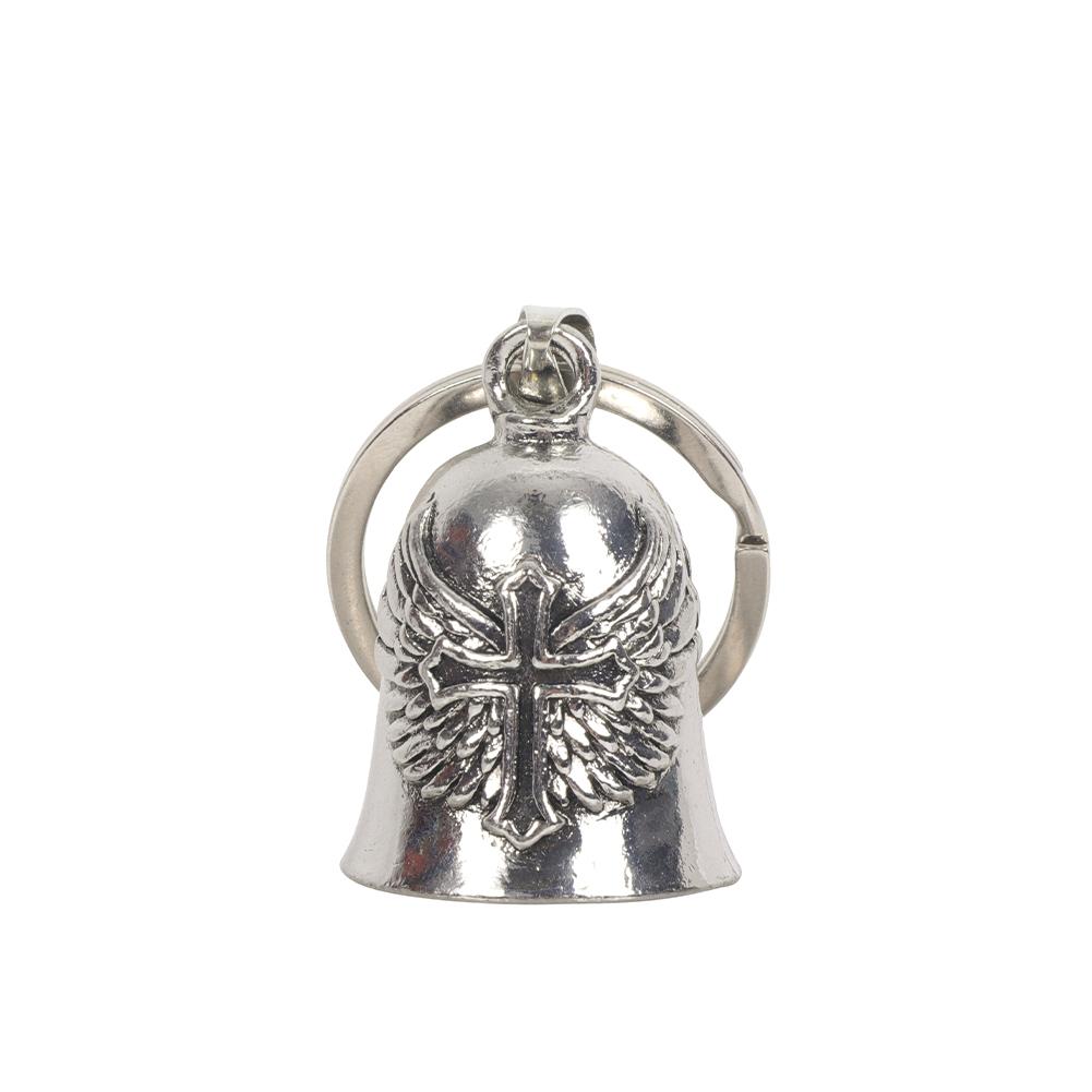 Retro Feather Riding Bell Guardian Motorcycle Biker Riding Bell Motorcycle Decoration Accessories for Biker Riders Bicycle Valentine Gift