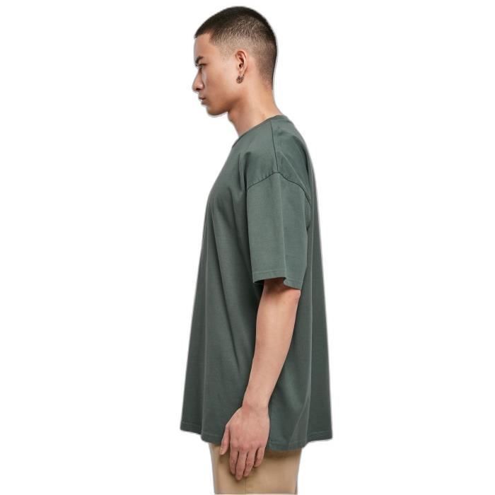 T-shirt oversize Urban Classics Heavy Garment Dye - vert bouteille - S