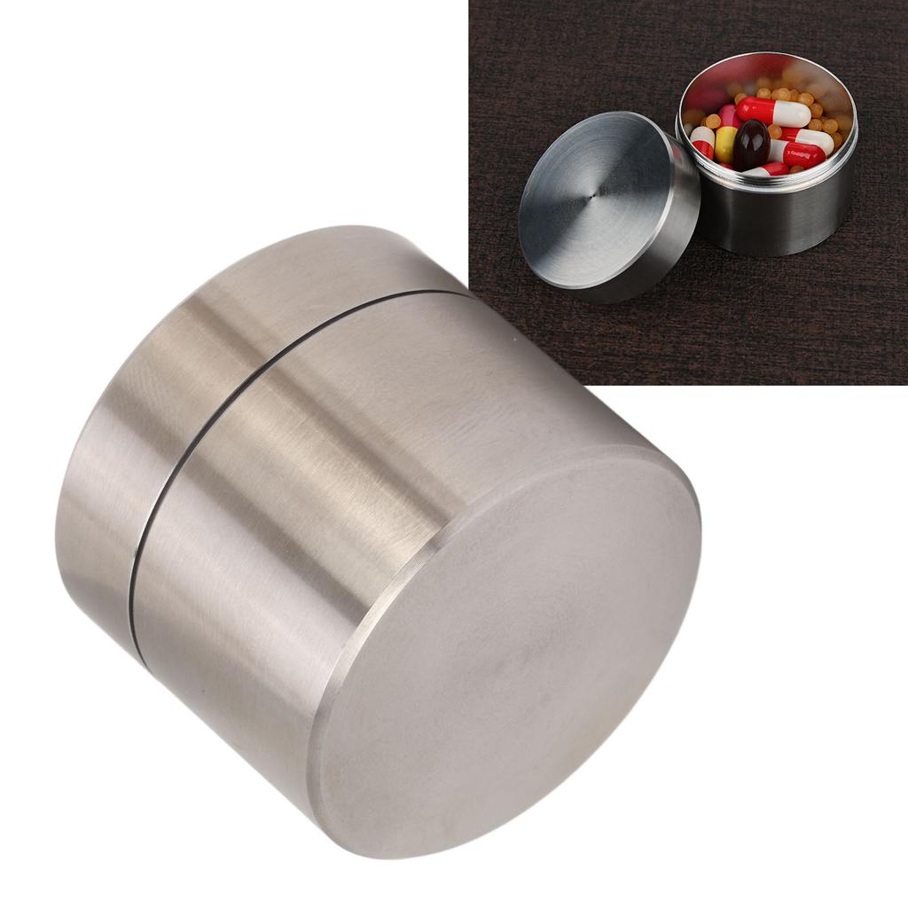 Stainless Steel Sealing Case Tea Leaf Canister Container Can Portable Box for