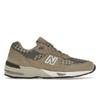 Harris Tweed X 991 Made In England Houndstooth Men Sneakers Brown Beige Grey M991HT