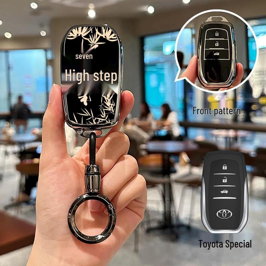 Toyota Autoschlüsselhülle für Camry, Corolla, RAV4, Levin, Avalon, Wildlander, Highlander.