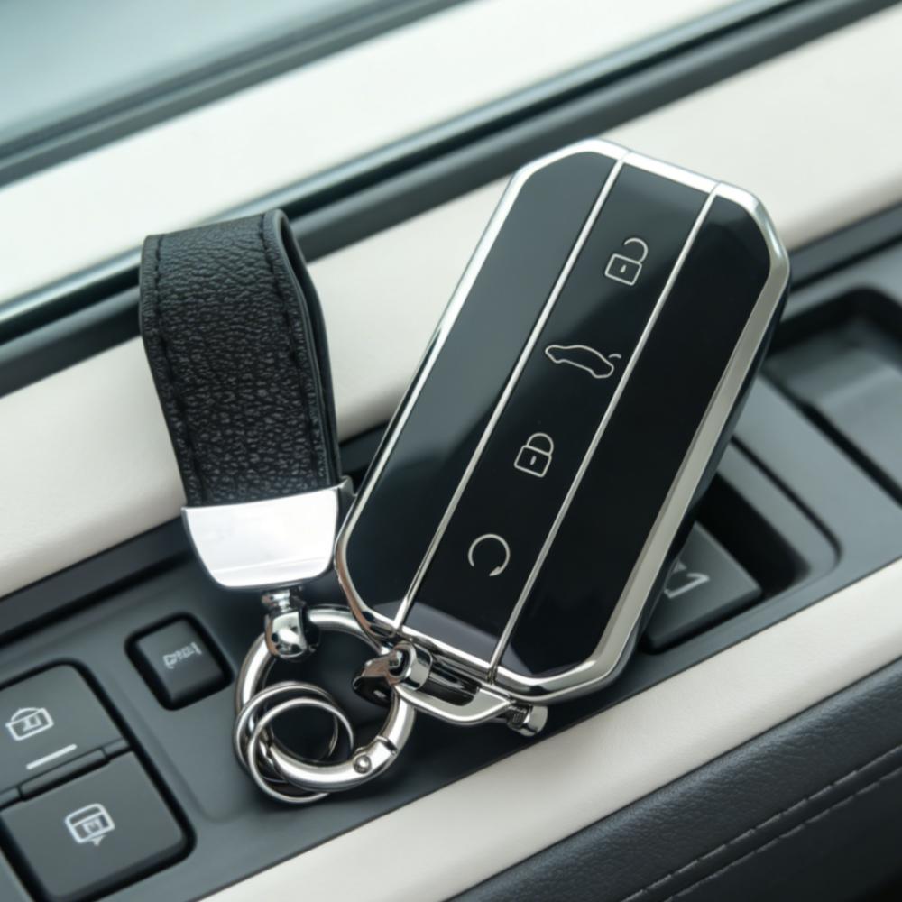 Custodia Copri Chiave Auto con Portachiavi per Chery Jaecoo J7 J5 7 5 Copri Telecomando