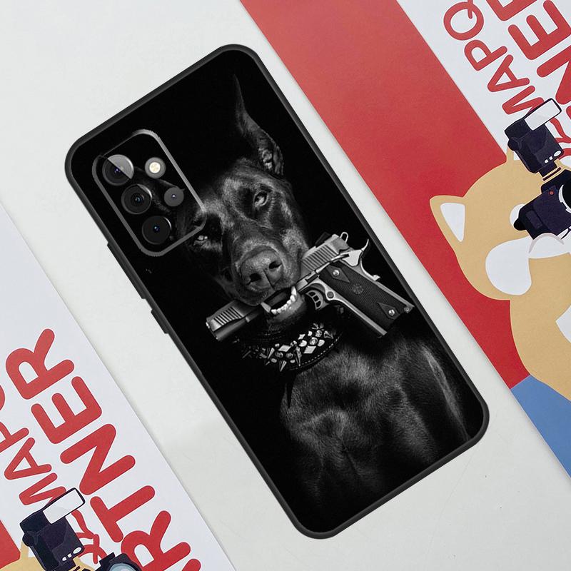 Dachshund Doberman Dog Case For Samsung Galaxy A53 A16 A26 A36 A56 A55 A35 A15 A52 A32 A12 A33 A13 A14 A34 A54 A17