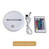 Modern Abstract Led Touch Night Light Base With Remote Control For Home Decor