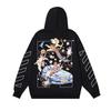 Off-White 2025 Autumn/Winter New Angel Sports Car Arrow Printed Hoodie Hoodie for Men and Women