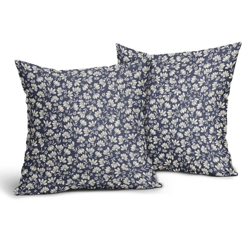 Vintage Floral Decorative Throw Pillow Cases Print Pillow Cover Boho Cushion Covers Rustic Decor Farmhouse Sofa Couch