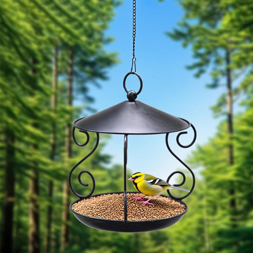 Hummingbird Feeder with Large Nectar Container and Small Slot for Birds Suitable for Outdoor For Garden Placement