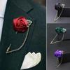 1 Pcs Men's Advanced Chic Deer Pin Suit Shawl Lapel Pins Corsage Hat Shirt Collar Pin Party Daily Accessory