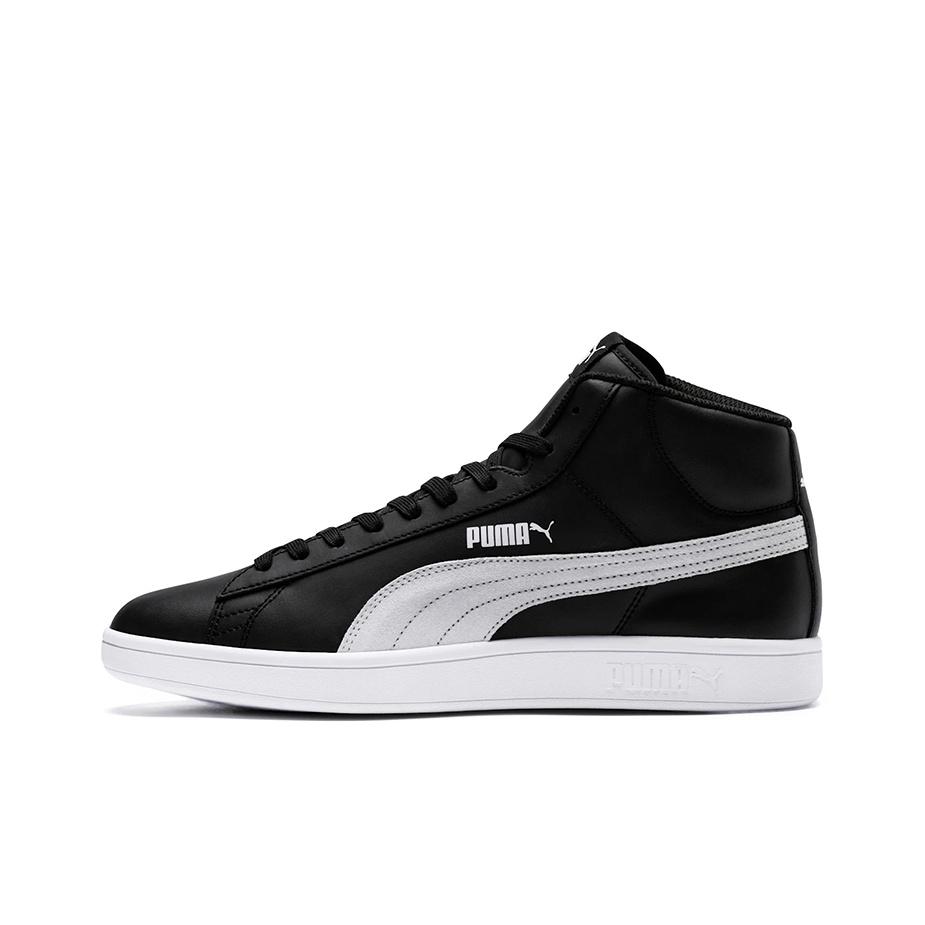 Puma Αθλητικά Παπούτσια Smash V2 Mid-Top Unisex Παπούτσια Μαύρο Λευκό 366924-02