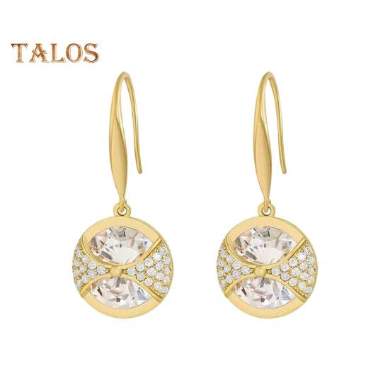 

1 пара женских висячих серег с кубическим цирконием, полированные серьги-крючки для выпускного вечера, праздничный подарок на день рождения, висячие серьги, украшения для ушей белый