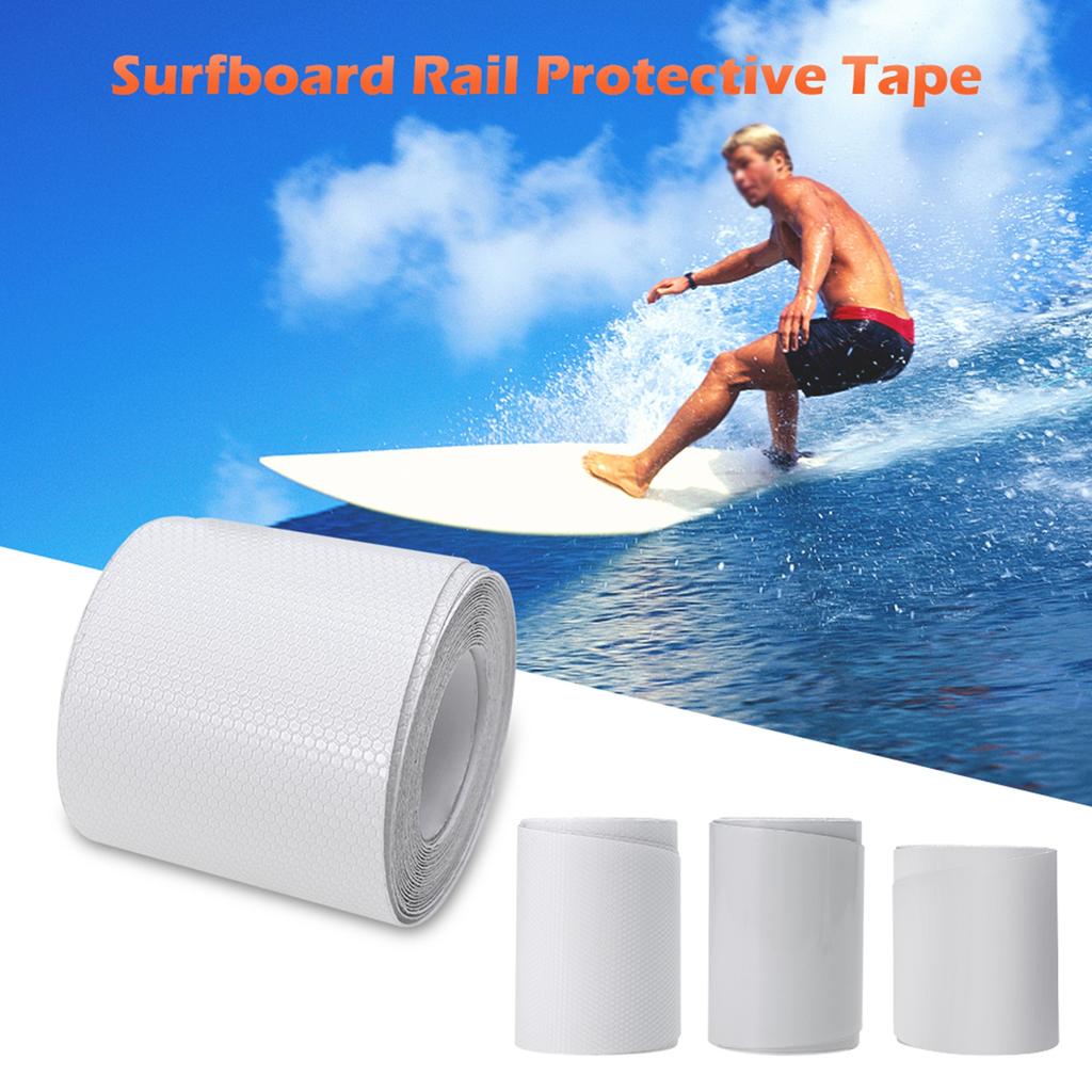 83     75   White SUP Board Protection Tape Surfboard Rail Protective Film