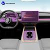 Para Mazda 6e 2024-2025 Adesivo protetor para console central do interior do carro Tira decorativa interior Adesivo protetor de TPU Refit PPF