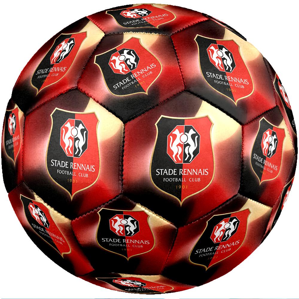 Stade Rennais FC Size 5 Standard Football Durable Training Match Soccer Ball for Adult Outdoor Sports