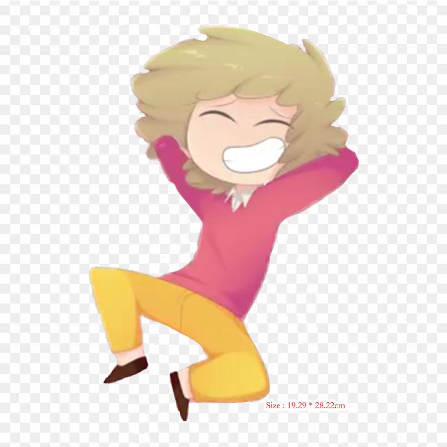 Golden Fnafhs Chica Five Nights At Freddy's 2 nažehlovací fólie na oblečení Taška na trička Nálepky s přenosem tepla Nažehlovací záplaty