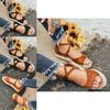 Chic And Comfortable Women Ladies Flat Espadrille Sandals With Low Wedge Heel Peep Toe Design
