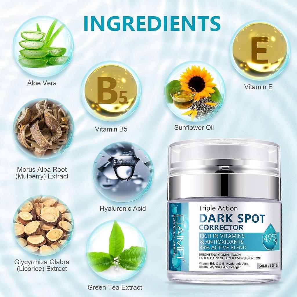 Press Whitening Spots Remover Cream, Vitamin C Freckle Solution, Brightens Skin Tone