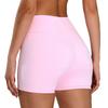 Nackte Enganliegende Hüfthebende Yoga-Shorts für Damen, Lauf- und Fitness-Shorts, Schnelltrocknende Atmungsaktive Sportshorts